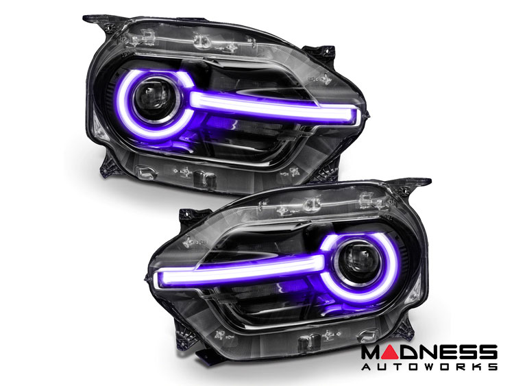 Ford Bronco Sport Headlight LED Kit - Colorshift DRL w/ Halo Kit  - No Controller